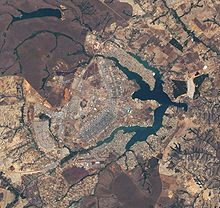 Brasília vista da Estação Espacial Internacional